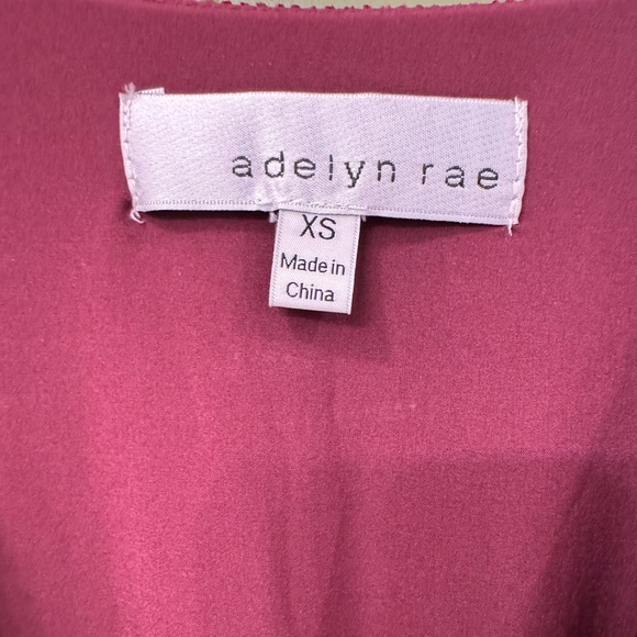 ADELYN RAE red velvet dress - Picture 6 of 6